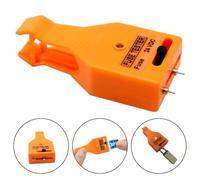 Gettimore Car Fuse Tester And Puller Tool With Adjustable Probe Pitch And Indicator Light, Compatible With Blade And Glass Fuses, For Orange Color