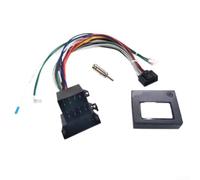Gettimore Car Radio Power Cable With Canbus Box For Renault Megane 2 Audio Connection Kit ISO Harness Install