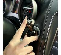 Gettimore Car Start Button Cover - All Metal Alloy Push Button for Various Models, Compatible with 95% Vehicles, Easy Install with Double-Sided Tape, Available in Black/Matte Gray/Silver/Red