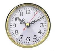 Gettimore Clock head inlaid photo frame round head clock core simple craft pendulum clock(A)