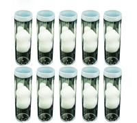Gettimore Coin Storage Tubes 27mm 30mm - 10 Pack Clear Plastic Protective Holder for Coin Collection Albums and Organized Display 30mm
