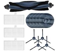 Gettimore Complete Replacement Parts for eufy Robot Vacuum Omni C20, Main Brush Side Brush Filter Mop Cloth Bundle