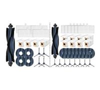 Gettimore Complete Replacement Parts for eufy Robot Vacuum Omni C20, Main Brush, Side Brushes, Filters, Mop Cloths and Dust Bags Set