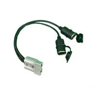 Gettimore Copper Silver 50A to 16A Adapter for Caravan Fridge
