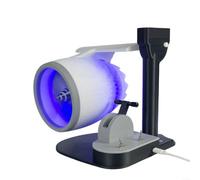 Gettimore Desktop Turbofan Fan with Humidifying Spray, Realistic Jet Engine for Flame Effect, USB Powered 3D Printed Model, 50ml for Tank Office Decor(Blue)
