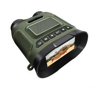 Gettimore Digital Night-Vision Binocular - 8X Zoom 2.5K UHD 3 Inch IPS Display 350M Range For Hunting Camping Hiking Bird Watching(Green)