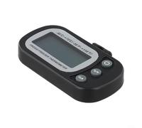 Gettimore Digital Refrigerator Thermometer with Min/Max Recording and Reset, Clear C/F Display, Waterproof Design, for Fridge Freezer and Indoor (black)