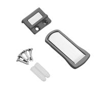 Gettimore Door Stopper for Home Security, for Ultra-Thin Zinc Alloy Anti-Collision Door Holder with Strong Suction, Silent Wall Protection for Living Room Bathroom Hotel Use, Silver/Black/Grey