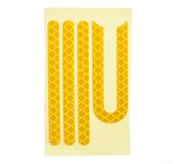 Gettimore Enhance your electric scooter safety with this reflective sticker pack (4 pcs) designed For For the For M365 pro