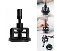 Gettimore Espresso Stirrer Distribution Tool with Adjustable Height, Magnetic 10 Needles, 51mm 53mm 58mm Sizes, Aluminum Alloy and Stainless Steel Coffee Leveling Accessory for Even Grounds and Enhanc