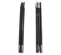 Gettimore Fibreglass Tent Pole Replacement 10.5-12.8ft, 7mm Diameter Shock Corded Repair Rod for Hiking Camping Tents 1-4 Person, Black(3.9m)