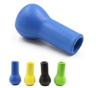 Gettimore Fishing Rod Butt Cushions with 8mm EVA Shock Absorption, PU Gimbal Belt Pad for Fish Battles, Reduces Pressure on Rods (Green)(Blue)