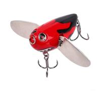 Gettimore Flying for Shark Fishing Lure 6cm/12.7g Topwater Popper Insect Lure Realistic Bee Design with 3D Fish Eye for Perch Catfish Pout(4#)
