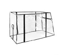 Gettimore Folding Wagon Rain Cover,Clear Folding Trolley Cart Rain Cover for Picnic Camping Wagon Stroller Waterproof Windproof Wagon Accessories