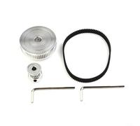 Gettimore For 3D Printer Timing Belt 2GT Closed Loop 200Mm With 20T And 60T Aluminum Pulleys Suitable For Reprap MendelMax Linear Drive Systems