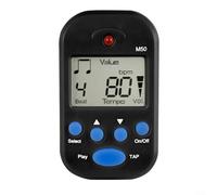 Gettimore for Compact Digital Metronome with Tap Function, 30-280 BPM LCD Screen Clip-On Rhythm Drum Guitar Lessons, Yellow(Black)