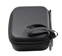 Gettimore for DJI for OSMO for NANO Action Camera Carrying Case Hard Shell EVA Protective Box with Lens Cover Compact PU Leather Storage for Backpack Suitcase Grey(Kit Version Black)