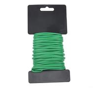 Gettimore Green Rubber-Coated Garden Plant Support Wire Ties Flexible Soft Twist Cable for Securing Plants Vines Vegetables(3mmx10m)