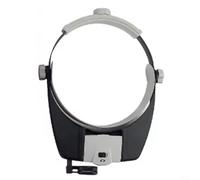 Gettimore Hands- LED Headband Magnifier with 1.5x to 8x Adjustable Lenses Jewelry Appraisal, Watch Repair, Circuit Board Inspection and Craft Work