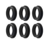 Gettimore Intex 11228 L-Shape Rubber O-Ring Gasket Replacement for Sand Filter Pump Motor, Durable Black Seal Repair Kit, Compatible with Multiple Models, 6-Pack