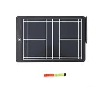Gettimore Magnetic LCD Soccer Training Strategy Board with Player Marker Chips and Pen for Coaching Football Basketball Volleyball Ice Hockey Badminton Handball 35.5x23cm(badminton)