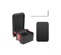 Gettimore Magnetic Mount Stand for Dji for Osmo Pocket 4/3, Magnet Suction Case Holder on Desktop Abs with Suction Base Multi for Surface Placement(Black)