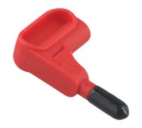 Gettimore Magnetic Test Probe Tip Adaptors for Multimeter Magnetic Test Probe, 4Mm Banana Head, Easy Magnetic Field Measurement for Standard Test Leads (red)