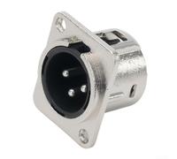 Gettimore Metal XLR Chassis Socket for Patch Bay Applications(Male)