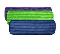 Gettimore Microfiber Reusable Mop Pads for Swiffer PowerMop, Thickened Washable Refills for 13-15 Inch Mops, Multi-Surface Cleaning Cloths for Hardwood Tile, 4 Pack