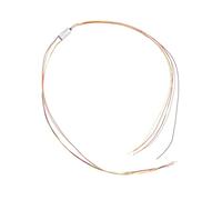Gettimore Miniature Electric Slip Ring with 6.5mm Outer Diameter, 4 Wires 1A Per Wire, Cap-Type Design for Smooth Signal and Transmission, Gold and Plastic Construction, Easy Installatio