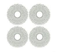 Gettimore Mop Cloth Kit for Karcher RCV 5 Plus Smart Sweeping and Mopping Robot Microfiber Pads for Efficient Floor Cleaning and Easy to Install Grey 4 Pack(4 PACK)