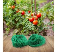 Gettimore Nylon Climbing Net Garden Plants, Green Support Mesh Fruits Vegetables Flowers, Anti-Lodging Trellis 2x10m(2x8m)