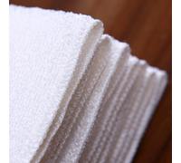 Gettimore Organic Cotton Dish Washing Cloths Set of 6, Highly Absorbent Kitchen Tea Towels for Washing Dishes, Wiping Surfaces, Quick Dry White Dishcloths