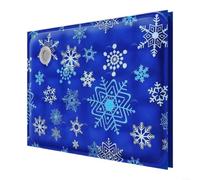 Gettimore Pet Cooling Mat, Self Cooling 60x90/50x60cm Pvccontinuous Use Without Degradation of Cooling Performance over Time for Dogs Cats(L50*60cm Light blue)