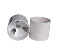 Gettimore Plastic Hole Cup with Flag Support, 10cm Practice for Putting Cup Indoor Outdoor Training, Efficient Drainage Design, White
