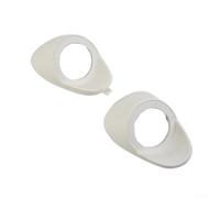 Gettimore Plastic Tweeter Speaker Spacer Adapter for Car Audio System - A-Pillar Mounting Bracket Ring 49mm ID Clear Sound Quality White