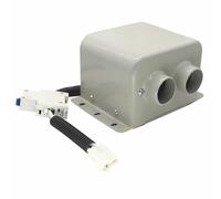 Gettimore Portable 12V 400W Car Fan Heater with Dual-Hole Air Outlet for Windshield Defroster and Window Defogger, Metal Construction, Fast 1-Minute Heat-Up, Compatible with Trucks and Vehicles