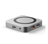 Gettimore Portable Magnetic M 2 2230 NVMe SSD Enclosure with 10Gbps Transmission and Multi Function USB C Adapter