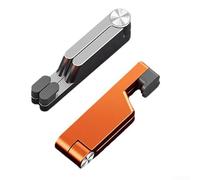 Gettimore Portable Metal Mobile Holder for 4-8 Inch Phones(silver) | Foldable design, fits in pocket, easy carry, aluminum alloy, stable support