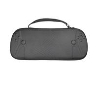 Gettimore Protective Portable Storage Bag for Sony PlayStation Portal - Shockproof & Scratch-Proof EVA Case with Double Zippers, Elastic Frame, Anti-Fall Design for PS5 Streaming Device (Cross Grain PU, Oxford Cloth) Oxford cloth slope