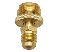 Gettimore Quick Connect Brass Regulator Adapter, 3/8 Inch Male for 1LB Propane Canister, Camping and Outdoor Cooking