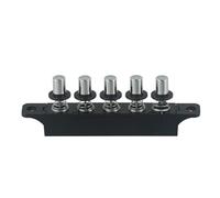 Gettimore Range Hood Keyboard Switch - 5-Key Push Button with 3 Interlock, Reset and Lock Functions for Kitchen Extractor Hood Repair, Compatible with Household Appliances, Lighting, Ovens, Fans - Bla