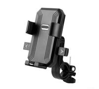 Gettimore Reliable Motorcycle Phone Holder with Umbrella for Safer Riding Experience (Handlebar)