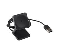 Gettimore Replacement Charger Stand for Samsung Watch 8/8 Classic/Ultra/7/6/5 Pro ABS Charging Dock with USB Cable Compact Black Desktop Holder