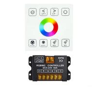Gettimore RF Touch Panel LED Strip Controller 30A 3-Channel Output DC 5V-24V with Stable Wireless Transmission and 27 for Dynamic Effects(CW)