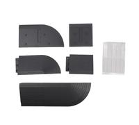 Gettimore Robot Vacuum Door Ramp for DJI ROMO S A P, Non-Slip Threshold Strip with Drainage Channels for Easy Entry
