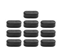 Gettimore Roller Blind Crimped Chain Clutch Cable with 10 Pairs Connectors, 10m Black Plastic Blinds Chain for Roller, Vertical and Roman Blinds, Easy Installation