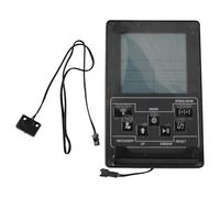 Gettimore Rowing Machine Counter with Electronic Monitor Screen for Magnetic Rowing Devices, Plastic Display for Time Dist Cal SPM Pulse Tracking, 172 x 110 x 35mm, Black