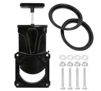 Gettimore RV Waste Water Gate Valve Kit， with Clear Tube Sewer Drain Assembly Camper and for Caravan(Gate Valve)