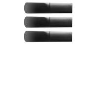 Gettimore Saxophone Reeds Set of 3, Synthetic Resin Material, Strengths 1.5 2.0 2.5, with Protective Covers, for Alto Tenor Soprano Saxophones and Clarinets Alto sax